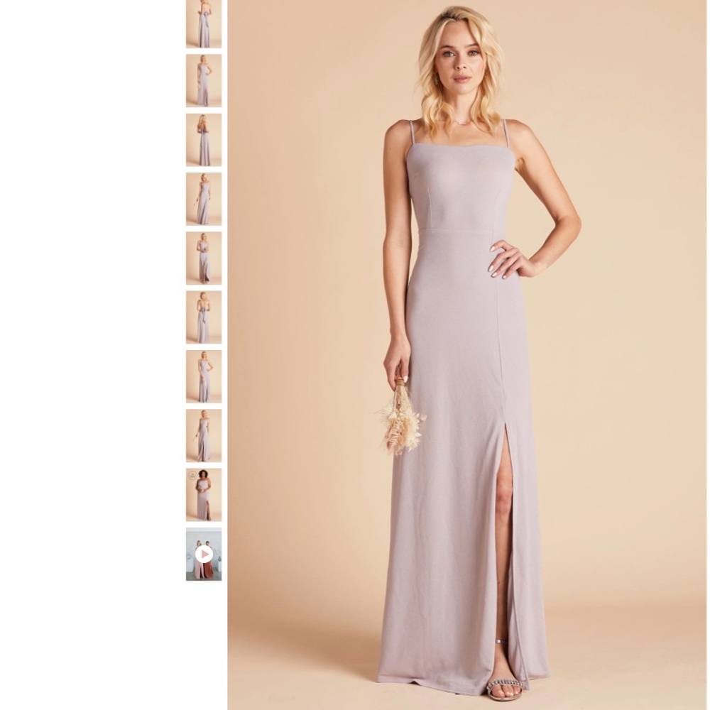 Benny Dress Crepe Lilac Bridesmaid Dress